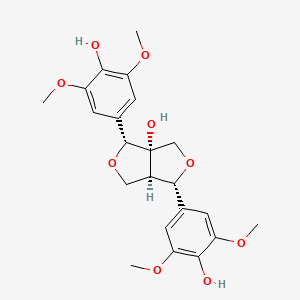 molecular formula C22H26O9 B13088371 8-Hydroxysyringaresinol 