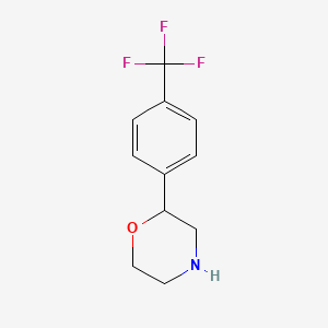 molecular formula C11H12F3NO B1308843 2-(4-(Trifluoromethyl)phenyl)morpholine CAS No. 62243-72-5