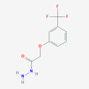 molecular formula C9H9F3N2O2 B1308849 2-[3-(Trifluoromethyl)phenoxy]acetohydrazide CAS No. 307557-56-8