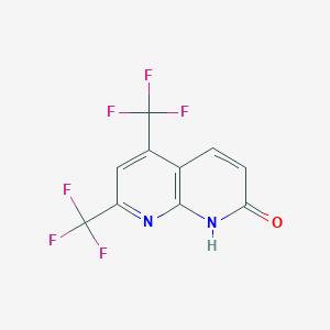 5,7-Bis(trifluoromethyl)[1,8]naphthyridin-2-ol