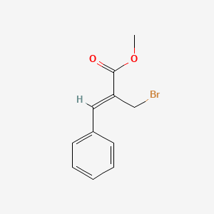 molecular formula C11H11BrO2 B1308881 Methyl 2-(bromomethyl)-3-phenylacrylate CAS No. 53059-43-1