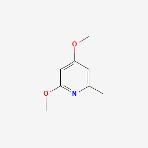 molecular formula C8H11NO2 B13088837 2,4-Dimethoxy-6-methylpyridine CAS No. 40334-96-1