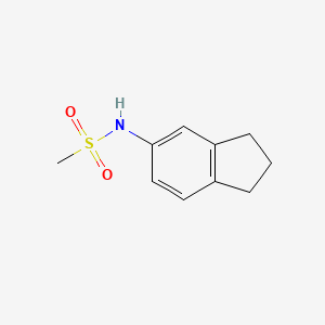 molecular formula C10H13NO2S B1308895 N-(2,3-dihydro-1H-inden-5-yl)methanesulfonamide CAS No. 82471-86-1