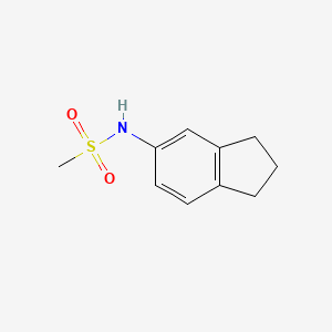 N-2,3-Dihydro-1H-inden-5-ylmethanesulfonamide