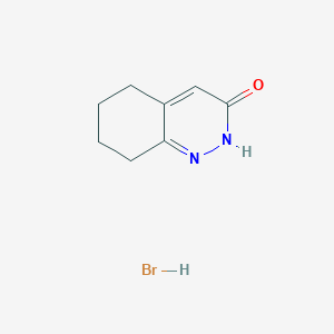 5,6,7,8-tetrahydro-2H-cinnolin-3-one hydrobromide