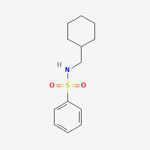molecular formula C13H19NO2S B1308906 N-(cyclohexylmethyl)benzenesulfonamide CAS No. 26914-53-4