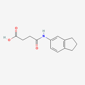 4-(2,3-dihydro-1H-inden-5-ylamino)-4-oxobutanoic acid