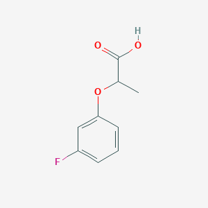 molecular formula C9H9FO3 B1308929 2-(3-Fluorophenoxy)propanoic acid CAS No. 91054-27-2
