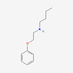 molecular formula C12H19NO B13089322 Butyl(2-phenoxyethyl)amine 