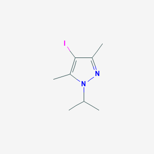 molecular formula C8H13IN2 B13089590 4-Iodo-1-isopropyl-3,5-dimethyl-1H-pyrazole 