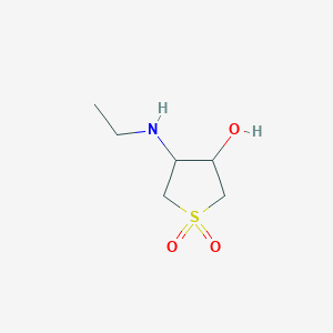 4-(Ethylamino)tetrahydrothiophene-3-OL 1,1-dioxide
