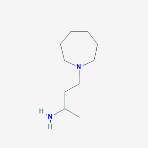 molecular formula C10H22N2 B1308984 3-Azepan-1-yl-1-methyl-propylamine CAS No. 876716-37-9