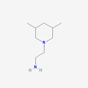 molecular formula C9H20N2 B1308991 2-(3,5-Dimethylpiperidin-1-yl)ethanamine CAS No. 876716-58-4