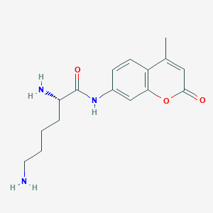 molecular formula C16H21N3O3 B13090031 H-Lys-AMC 