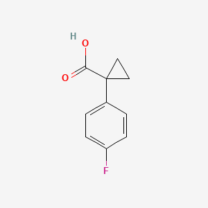 molecular formula C10H9FO2 B1309006 1-(4-Fluorophenyl)cyclopropanecarboxylic acid CAS No. 773100-29-1