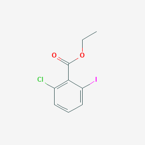 molecular formula C9H8ClIO2 B13090064 Ethyl 2-chloro-6-iodobenzoate 