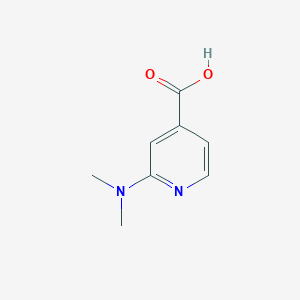 molecular formula C8H10N2O2 B1309010 2-Dimethylamino-isonicotinic acid CAS No. 77314-81-9