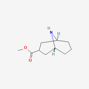 molecular formula C10H17NO2 B13090161 exo-Methyl 9-azabicyclo[3.3.1]nonane-3-carboxylate 