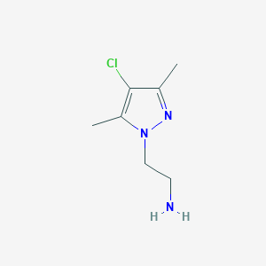 2-(4-chloro-3,5-dimethyl-1H-pyrazol-1-yl)ethanamine