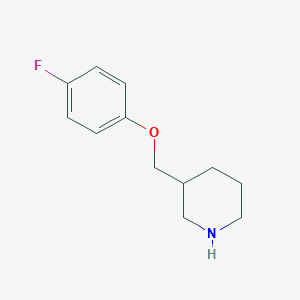 3-[(4-Fluorophenoxy)methyl]piperidine