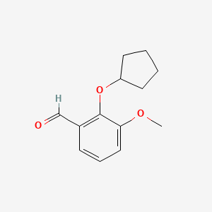 2-Cyclopentyloxy-3-methoxy-benzaldehyde
