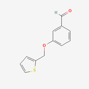 molecular formula C12H10O2S B1309046 3-(Thiophen-2-ylmethoxy)-benzaldehyde CAS No. 878433-08-0