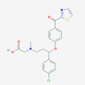 molecular formula C26H22F3N5O B130905 CP-346086 
