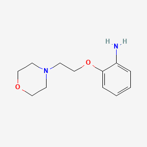 molecular formula C12H18N2O2 B1309054 2-(2-Morpholin-4-ylethoxy)aniline CAS No. 64039-56-1
