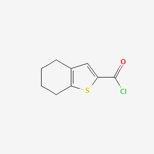 molecular formula C9H9ClOS B1309062 4,5,6,7-Tetrahydro-benzo[b]thiophene-2-carbonyl chloride CAS No. 65361-26-4