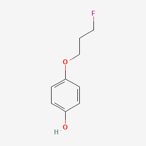 molecular formula C9H11FO2 B13090735 4-(3-Fluoropropoxy)phenol 