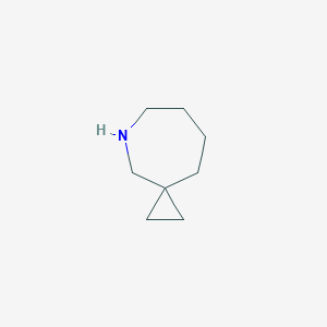 molecular formula C8H15N B13090776 5-Azaspiro[2.6]nonane 