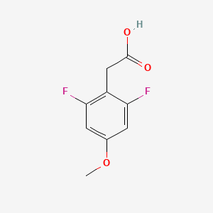 molecular formula C9H8F2O3 B1309079 2,6-Difluoro-4-methoxyphenylacetic acid CAS No. 886498-98-2