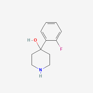 molecular formula C11H14FNO B1309090 4-(2-氟苯基)哌啶-4-醇 CAS No. 871113-19-8