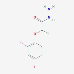 molecular formula C9H10F2N2O2 B1309095 2-(2,4-Difluorophenoxy)propanohydrazide CAS No. 588678-32-4