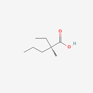 molecular formula C8H16O2 B13090972 (R)-2-Ethyl-2-methylpentanoic acid CAS No. 72335-48-9