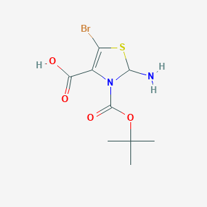 molecular formula C9H13BrN2O4S B13091006 C9H13BrN2O4S 