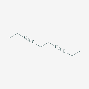 molecular formula C10H14 B13091061 3,7-Decadiyne CAS No. 33840-20-9