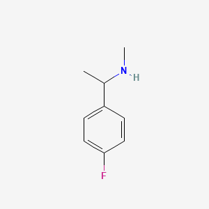molecular formula C9H12FN B1309112 1-(4-fluorophenyl)-N-methylethanamine CAS No. 574731-02-5