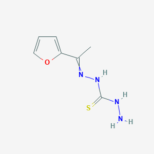molecular formula C7H10N4OS B1309114 N''-[(E)-1-(2-furyl)ethylidene]carbonothioic dihydrazide 