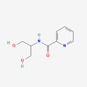 molecular formula C9H12N2O3 B13091162 N-(1,3-Dihydroxypropan-2-YL)picolinamide 