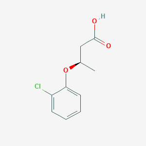molecular formula C10H11ClO3 B13091332 (R)-3-(2-Chlorophenoxy)butanoic acid 