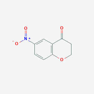 molecular formula C9H7NO4 B1309135 6-Nitrochroman-4-one CAS No. 68043-53-8