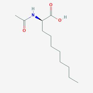 molecular formula C12H23NO3 B13091433 (R)-2-Acetamidodecanoic acid 
