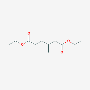 molecular formula C11H20O4 B13091505 Diethyl 3-methylhexanedioate CAS No. 55877-01-5