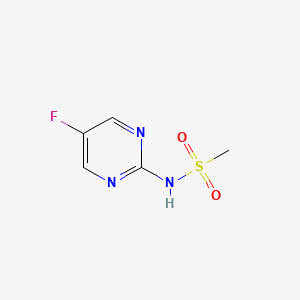 molecular formula C5H6FN3O2S B13091542 N-(5-Fluoropyrimidin-2-yl)methanesulfonamide 