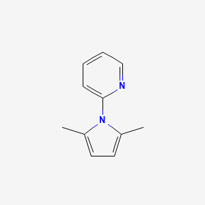 molecular formula C11H12N2 B1309157 2-(2,5-二甲基-1H-吡咯-1-基)吡啶 CAS No. 32570-88-0