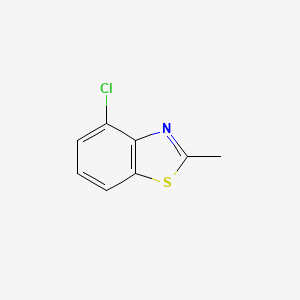 molecular formula C8H6ClNS B1309175 4-Chloro-2-methylbenzo[d]thiazole CAS No. 4146-23-0