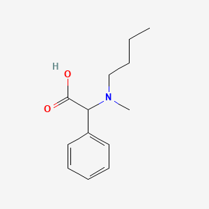 molecular formula C13H19NO2 B13091757 2-[Butyl(methyl)amino]-2-phenylacetic acid 