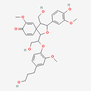 molecular formula C30H36O10 B13091775 Pinobatol 