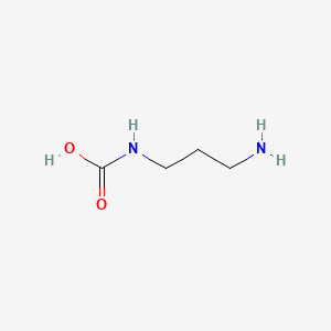 molecular formula C4H10N2O2 B13091897 (3-Aminopropyl)carbamic acid CAS No. 94088-76-3